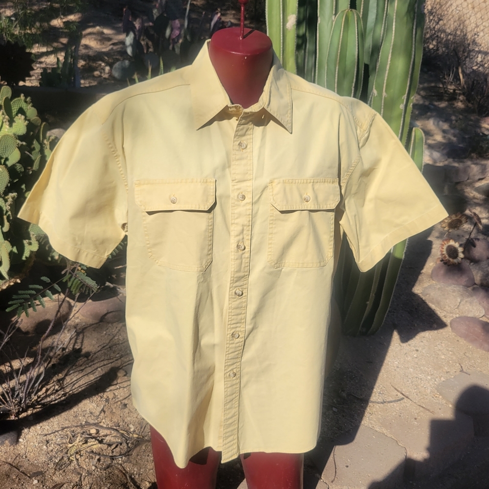 LL Bean 100% Cotton Short Sleeve Shirt